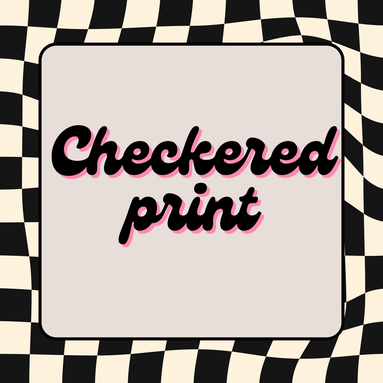 Checkered print