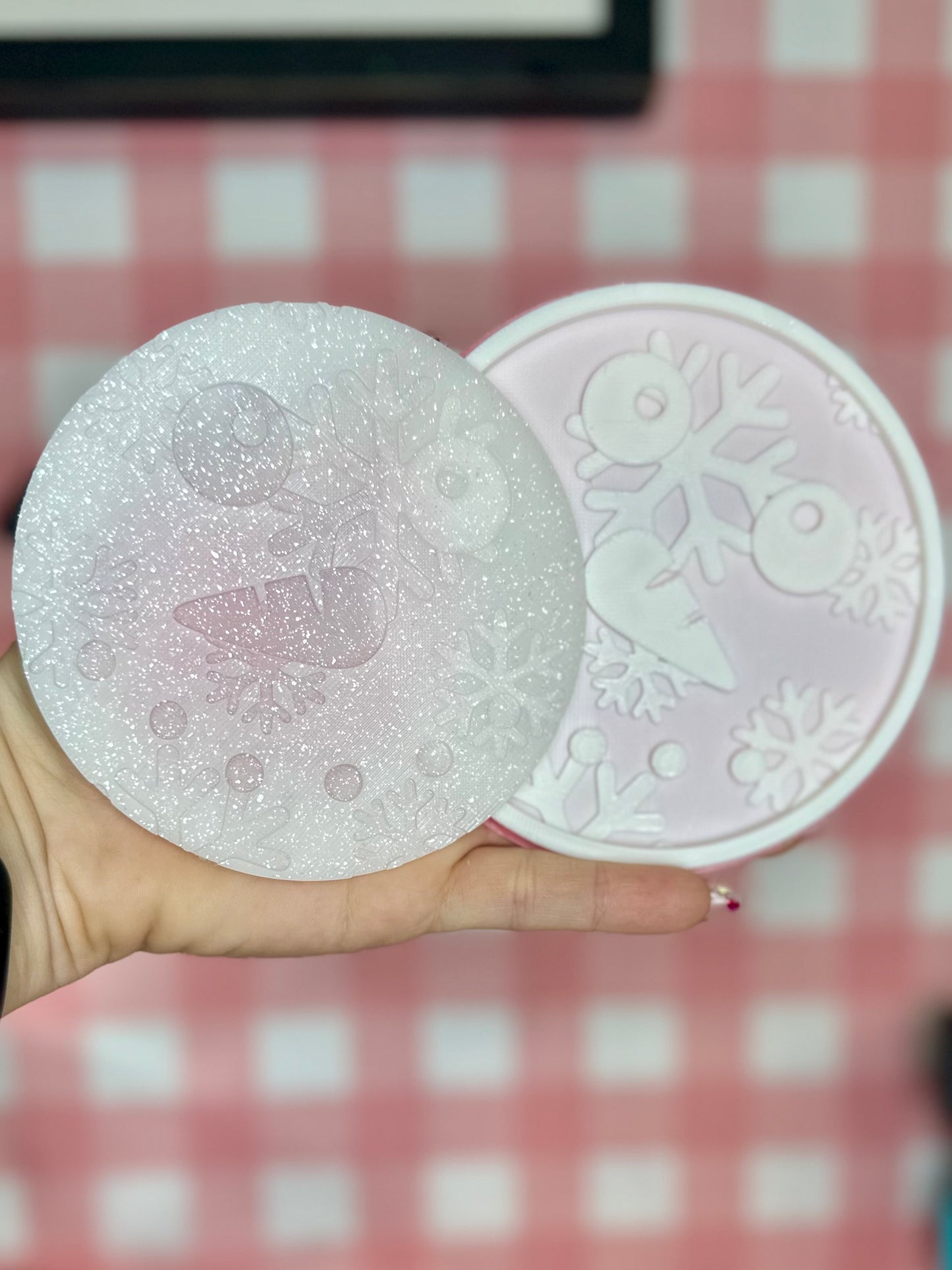 Snowman Smiley Circular designs- choose your insert/s- READ DESCRIPTION