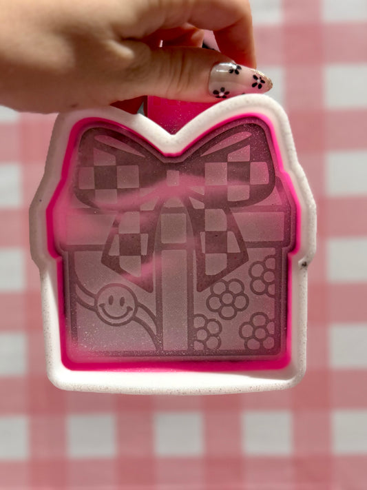 RTS Christmas present with checkered bow