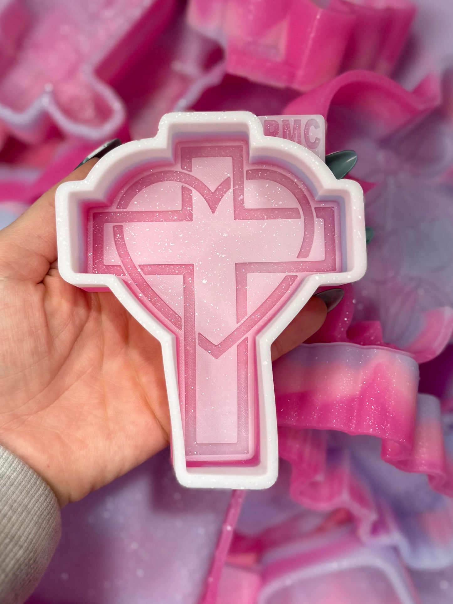Heart Cross Vent Clip