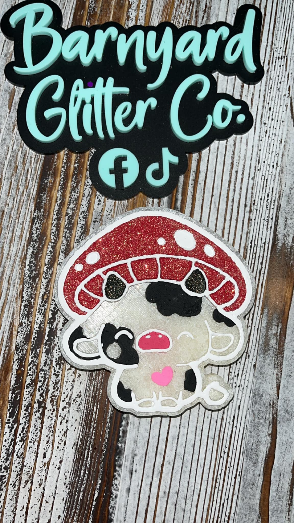 Cute Mushroom Cow