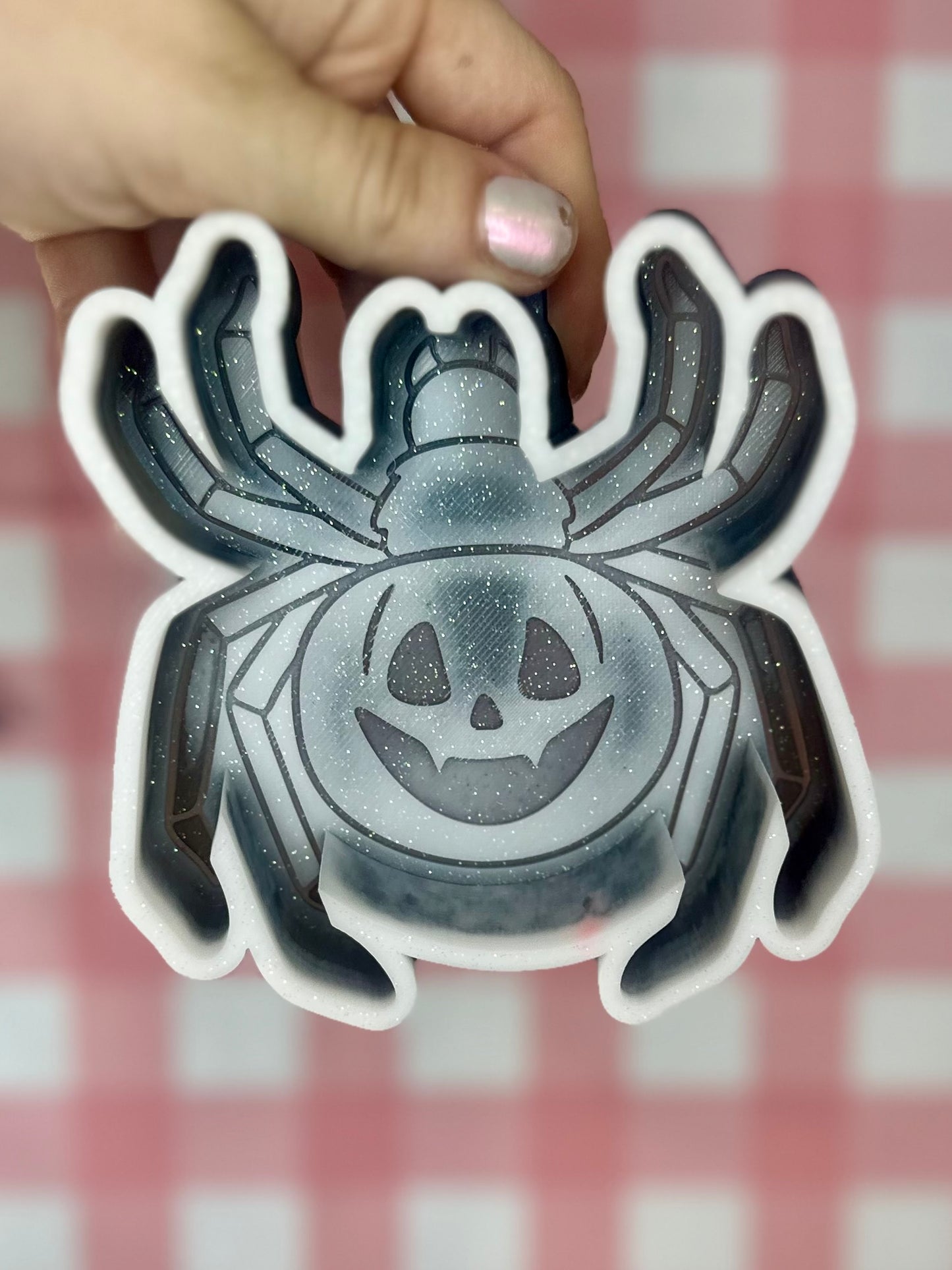 Spider with pumpkin