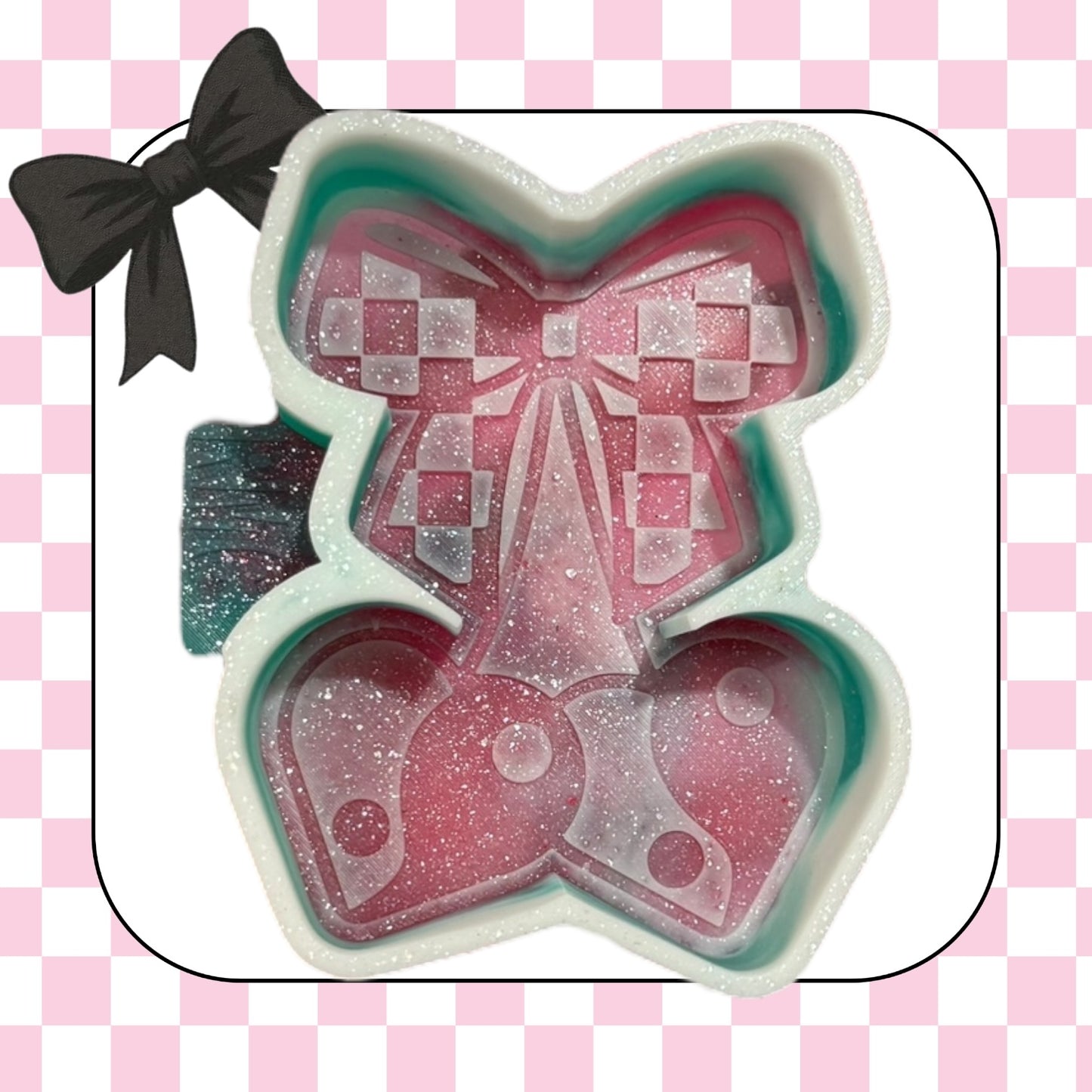 Ying yang heart shaped cherries