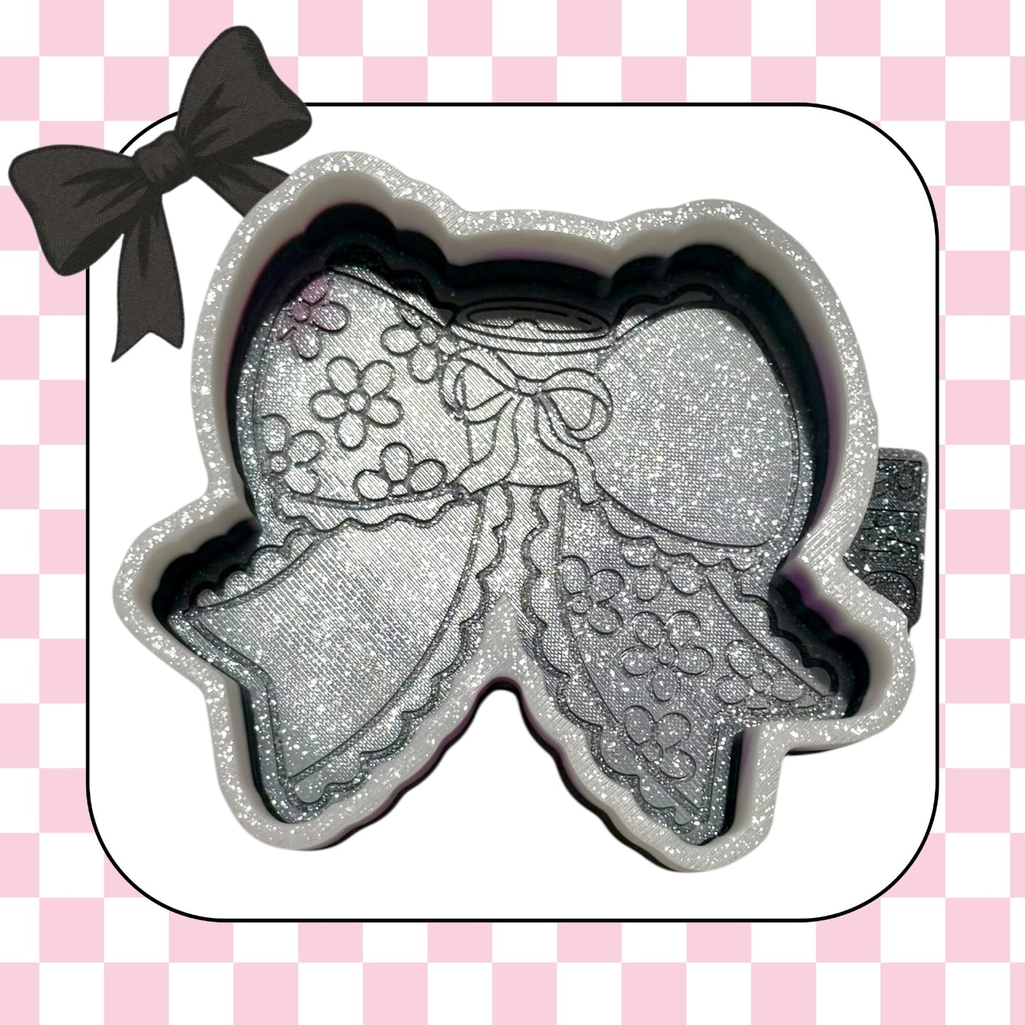 Coffee cup bow