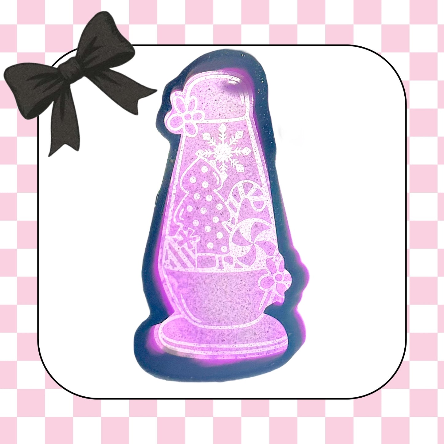 Christmas lava lamp