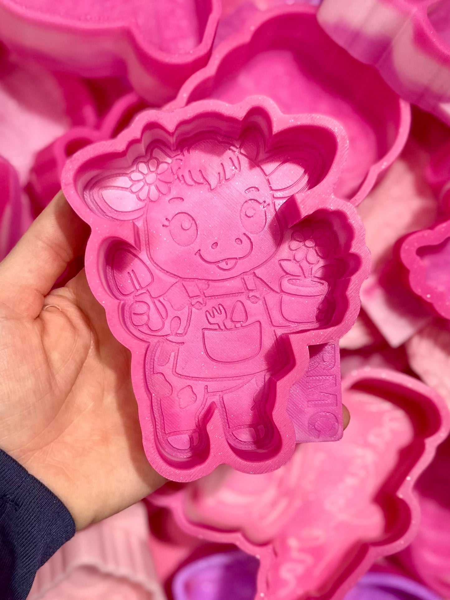 Gardening cow