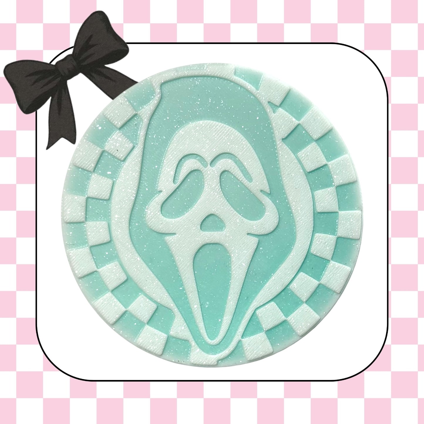 Scary Guys 4in round designs- choose your insert/s- READ DESCRIPTION