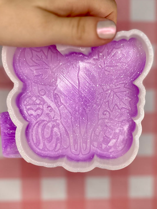 Groovy fall bull skull