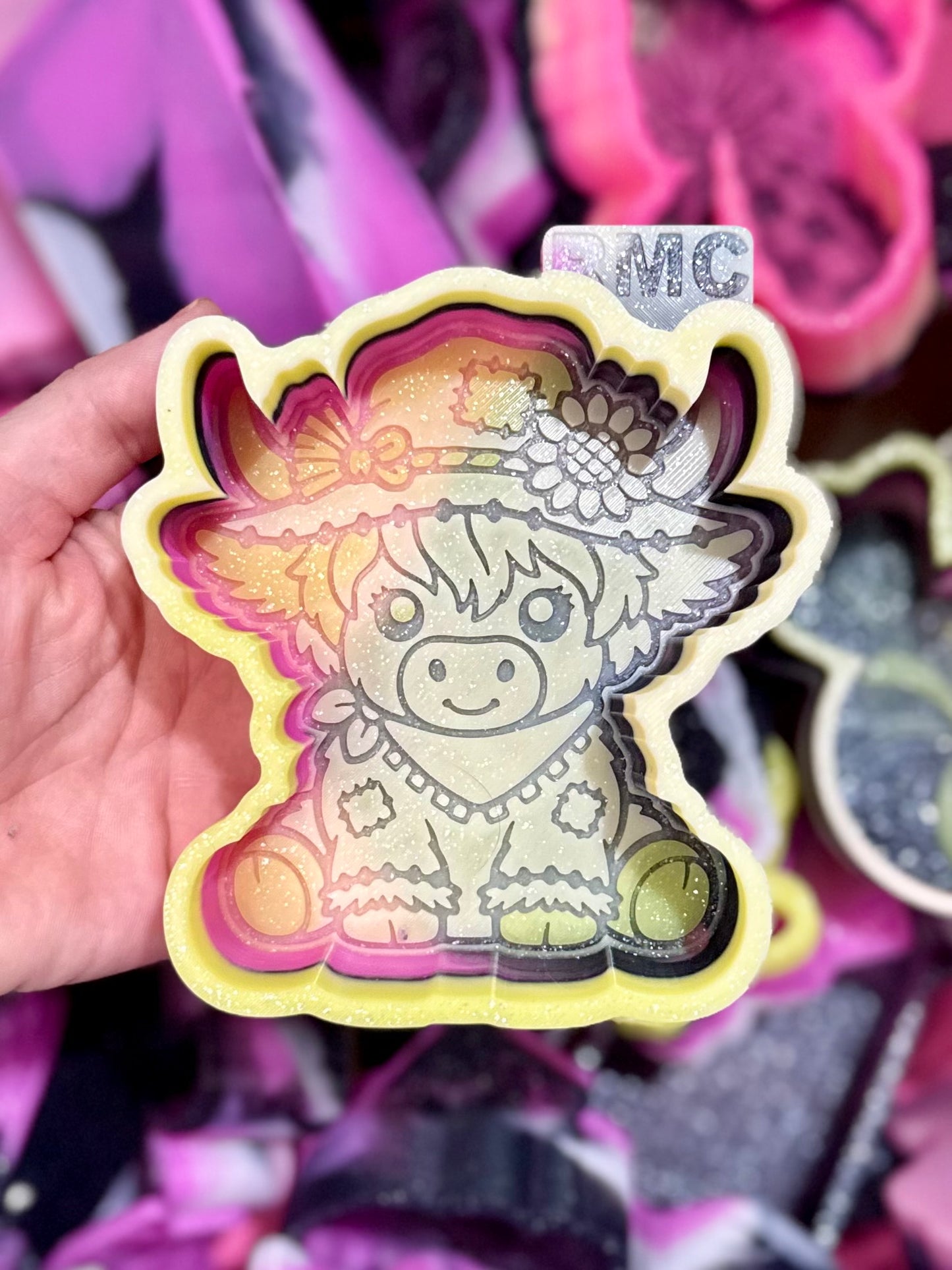 Scarecrow highland cow
