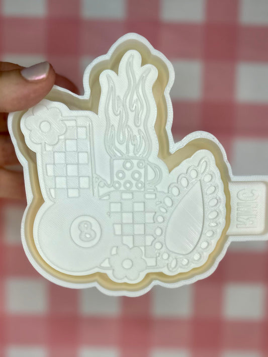 Western groovy lighter