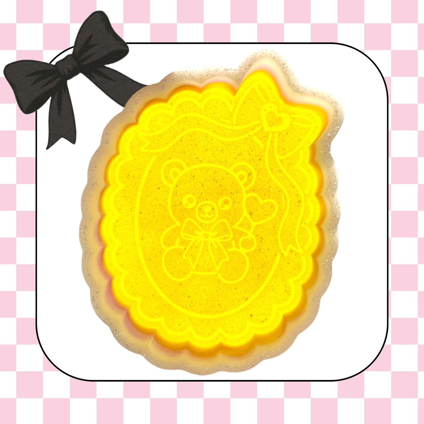 Valentines bear in frame