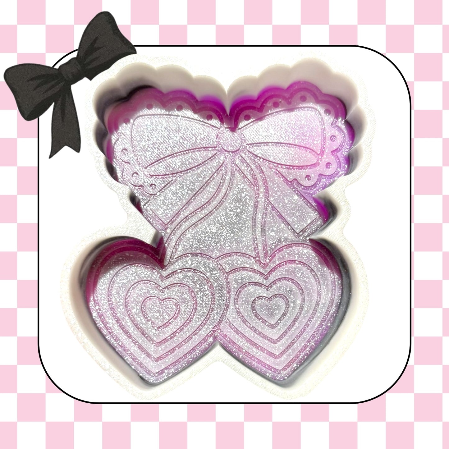 Heart burst cherries