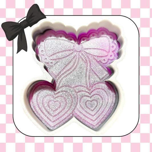 Heart burst cherries