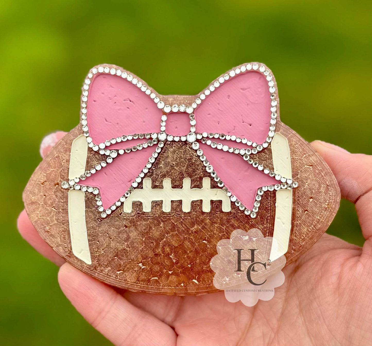 Football with bow