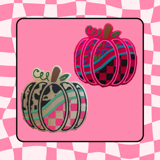 GROOVY PUMPKIN INSERTS- choose your insert/s READ DESCRIPTION