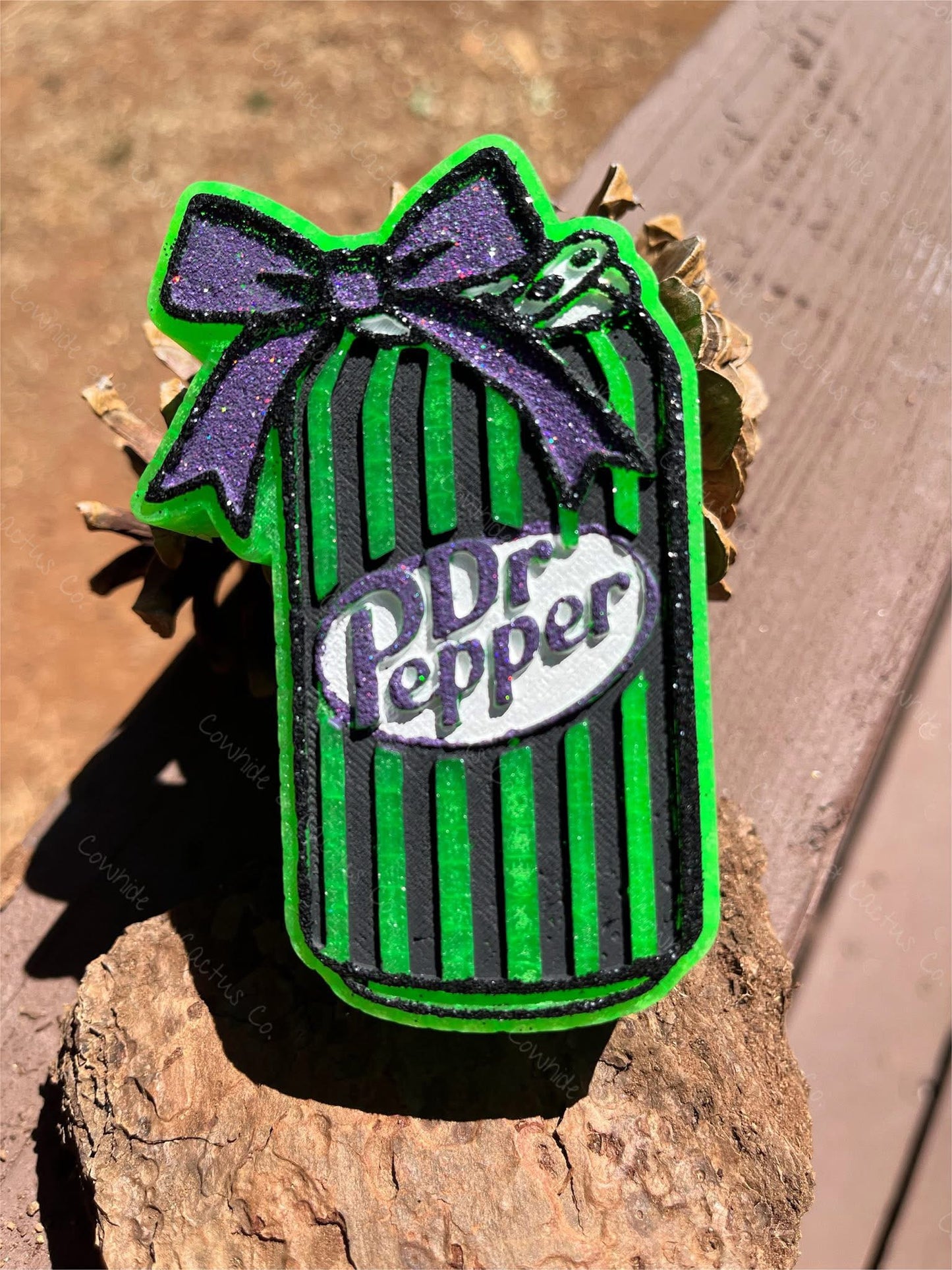 Striped Dr pepper