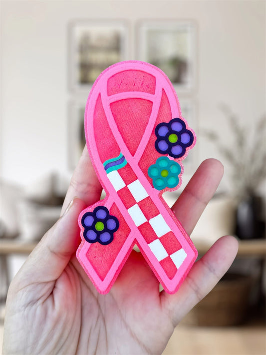 Groovy cancer ribbon