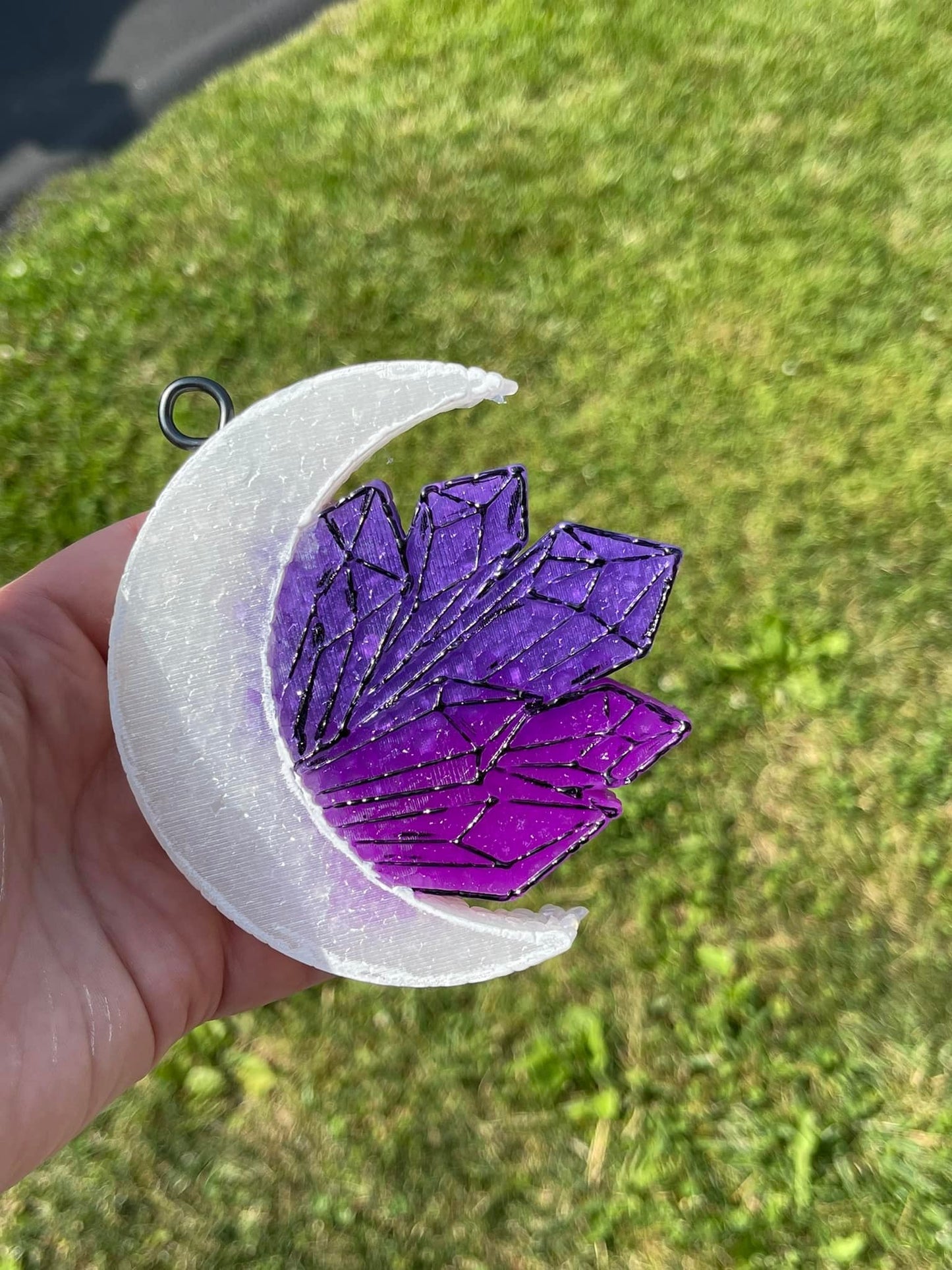 Moon and Crystals