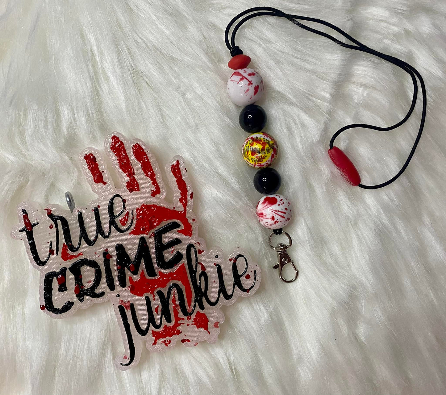 True Crime inspired Handprint