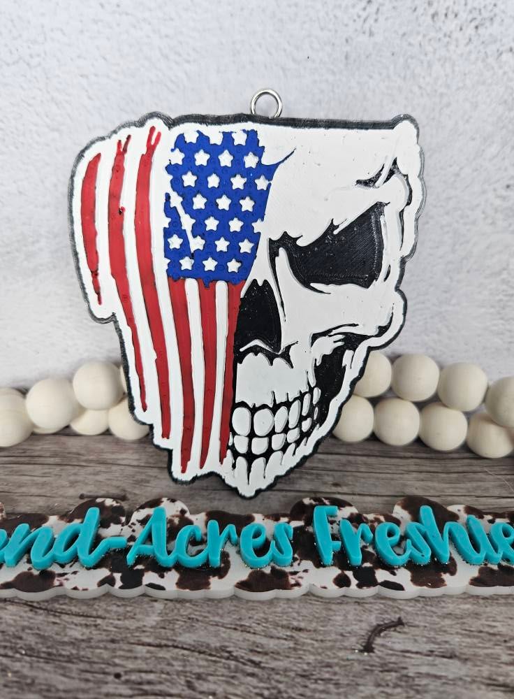 Half skull flag
