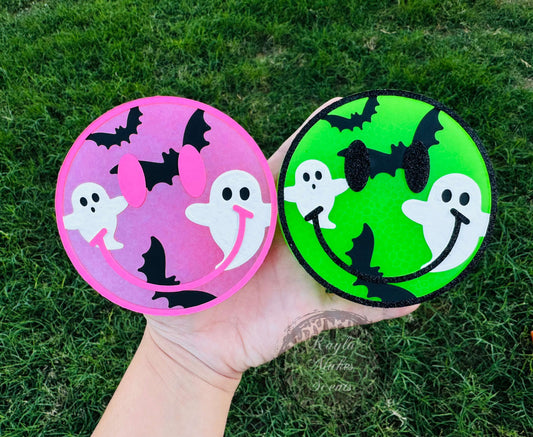 Holiday smiley circle designs- choose your insert/s- READ DESCRIPTION