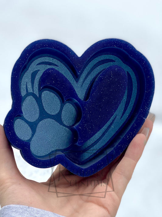 Dog Paw Heart vent clip