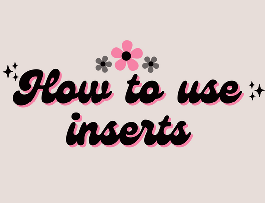 How to use insert molds