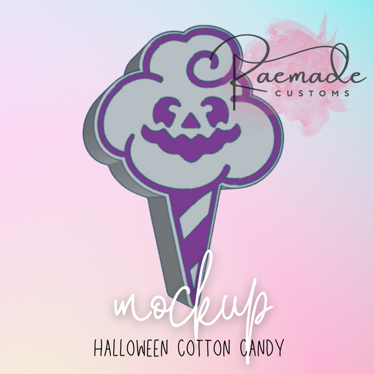 Halloween cotton candy