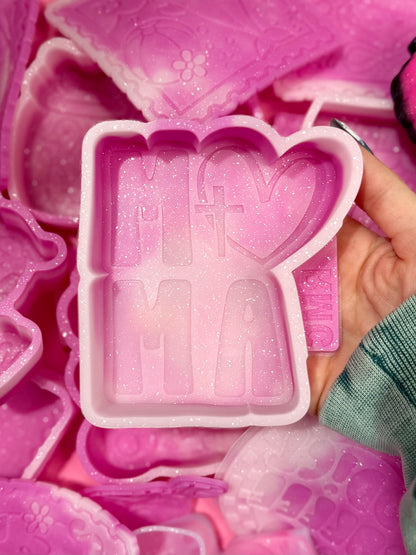 Mama with heart cross