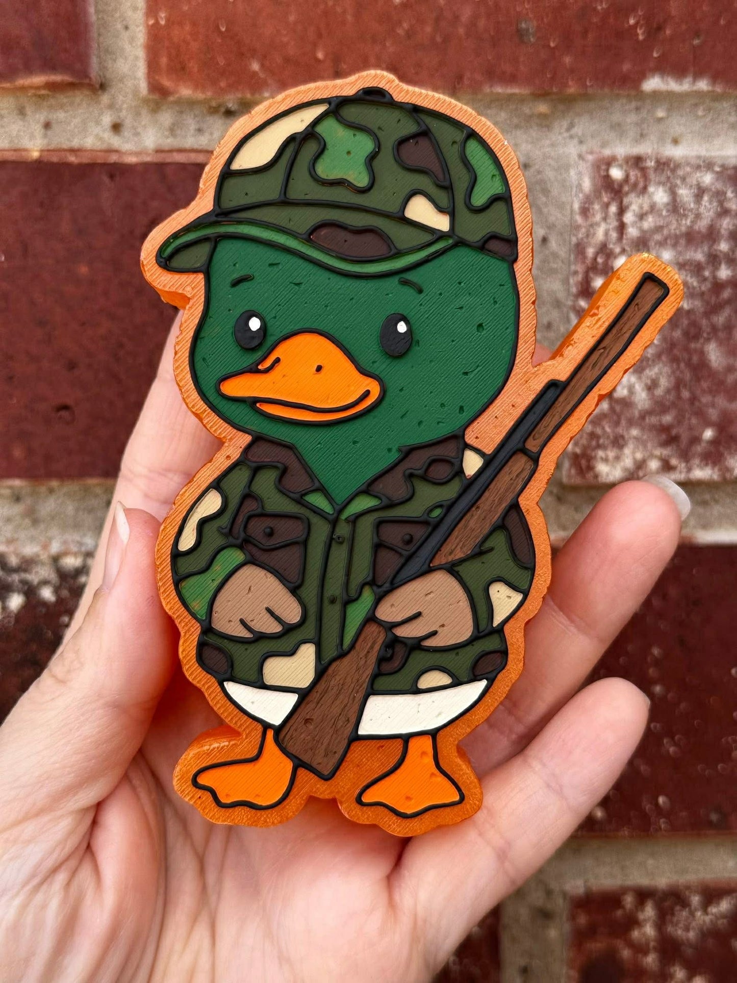 Cute duck hunter