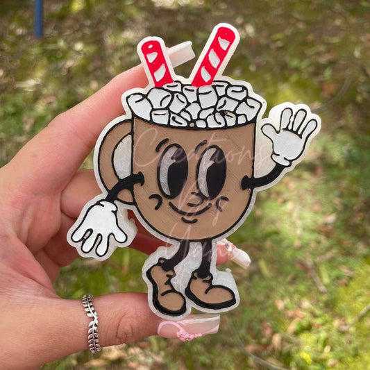 Walking marshmallow cup