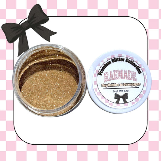 Tiny Bubbles in Champagne Glitter Dust