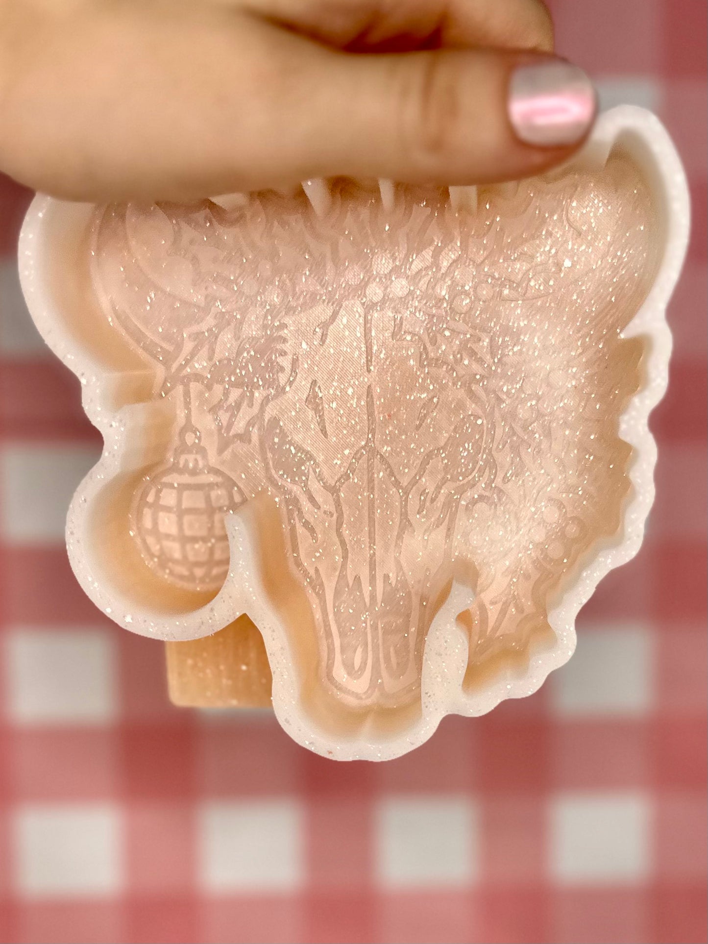 Mistletoe bull skull
