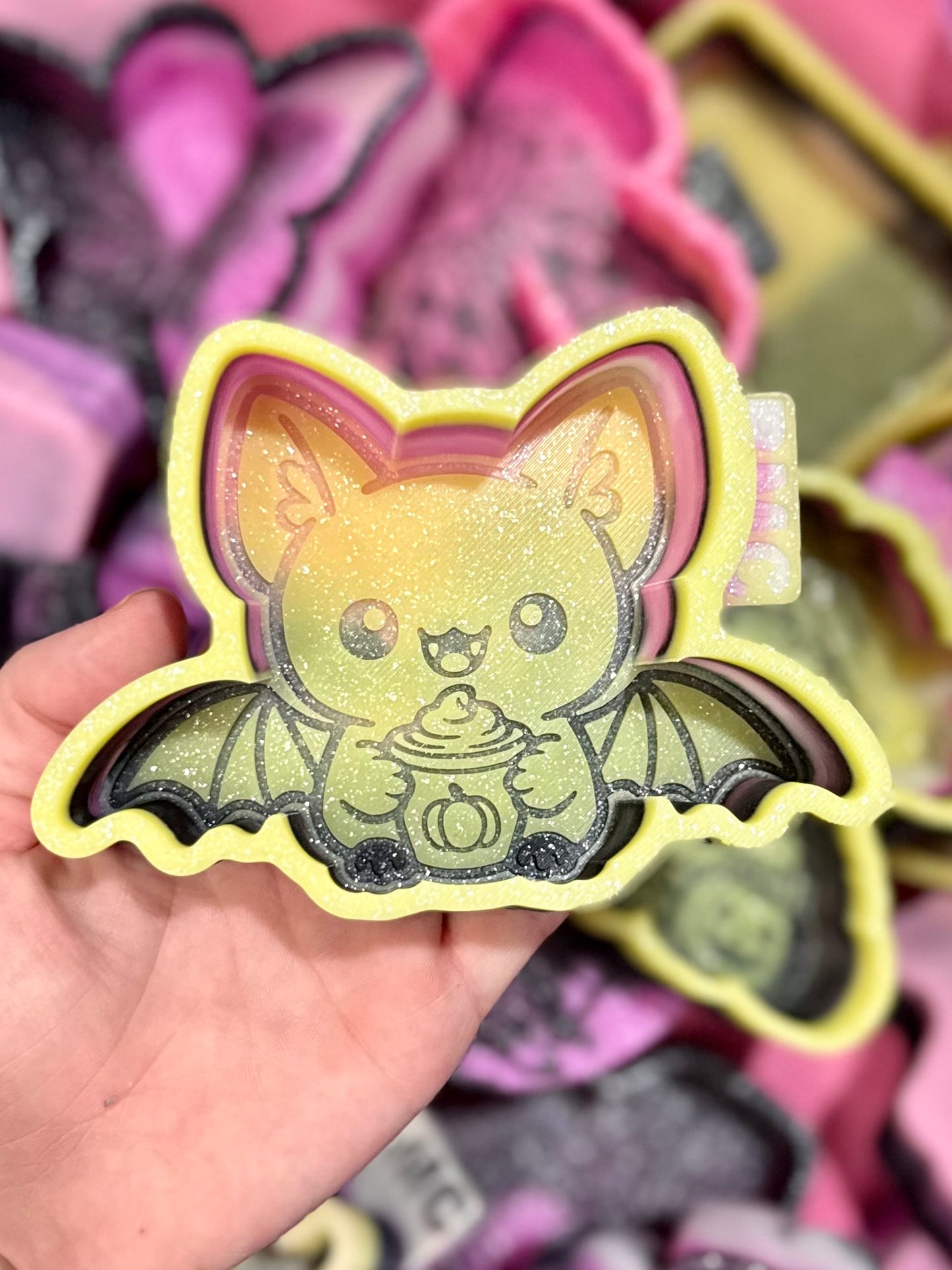 Bat with latte