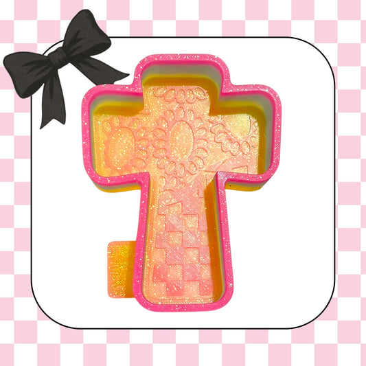 Concho checkered cross