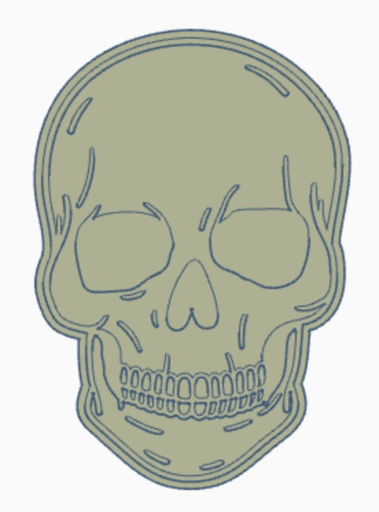 Plain skull