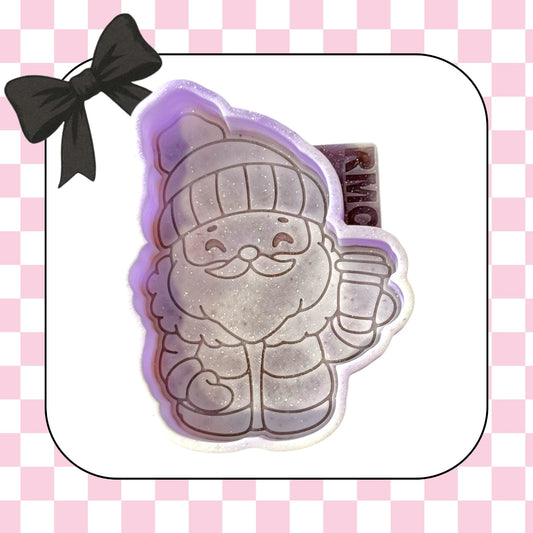 Santa in puffer coat