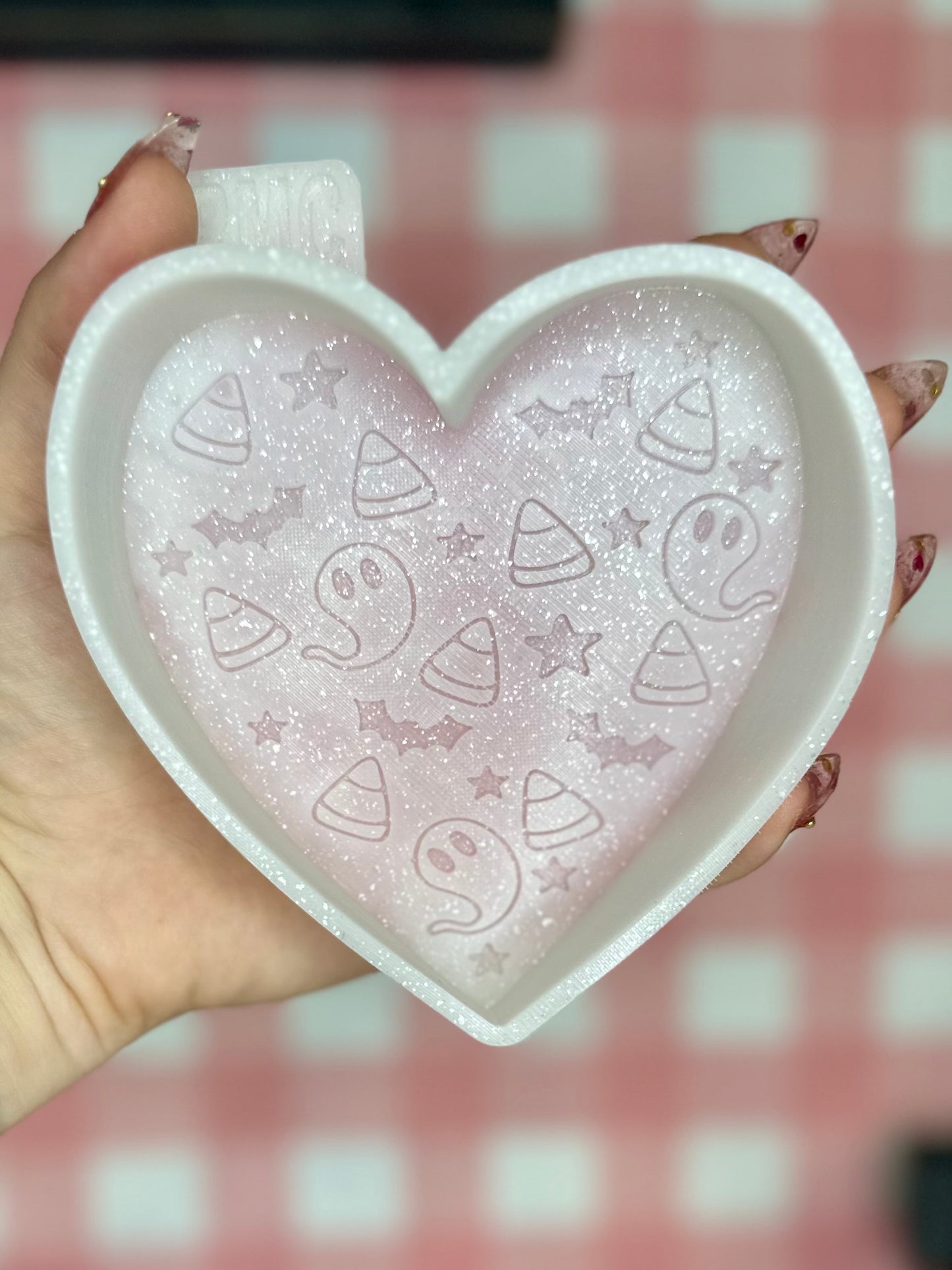 Candycorn ghost heart vent clip