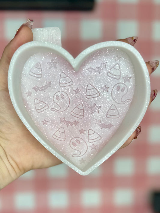 Candycorn ghost heart vent clip