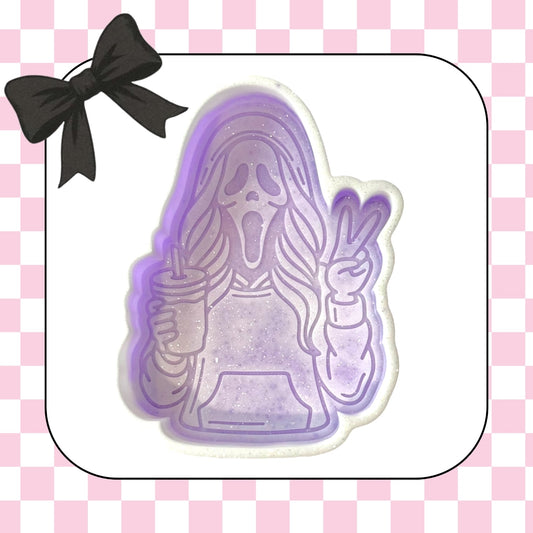 GHOSTFACE GIRL WITH COFFEE insert/s- read description