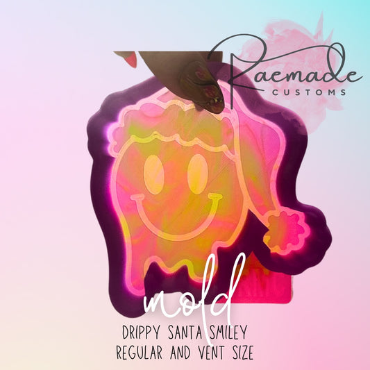 Drippy Santa smiley