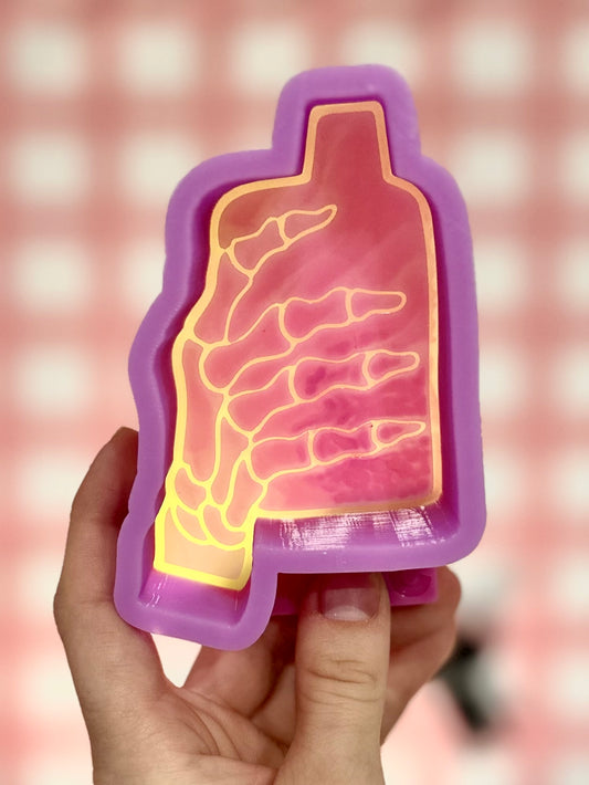 Skeleton hand with vape