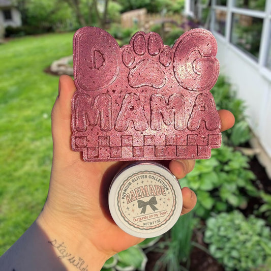 Burgundy on my Tshirt Glitter Dust