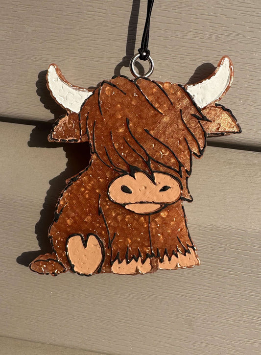 Cute highland cow