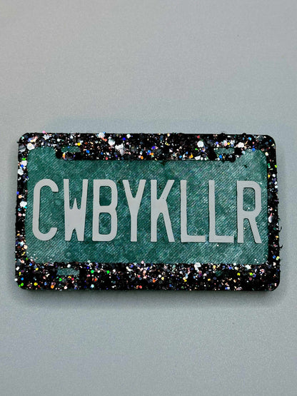 License plate- choose your insert/s- read description