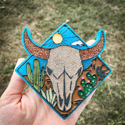 Square Desert Bull
