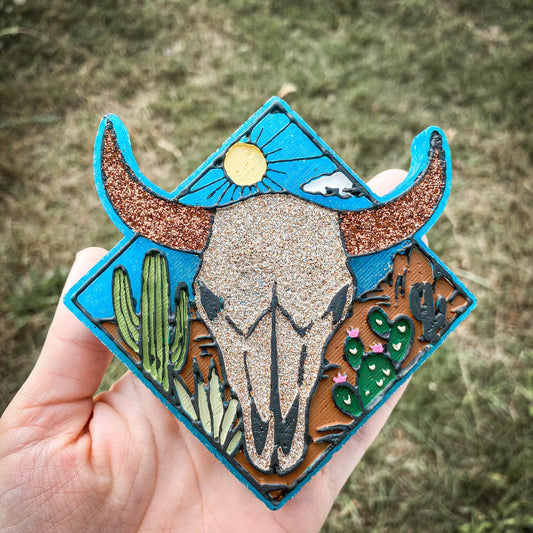Square Desert Bull