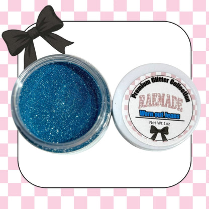 Worn out Jeans Glitter Dust