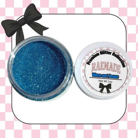 Worn out Jeans Glitter Dust
