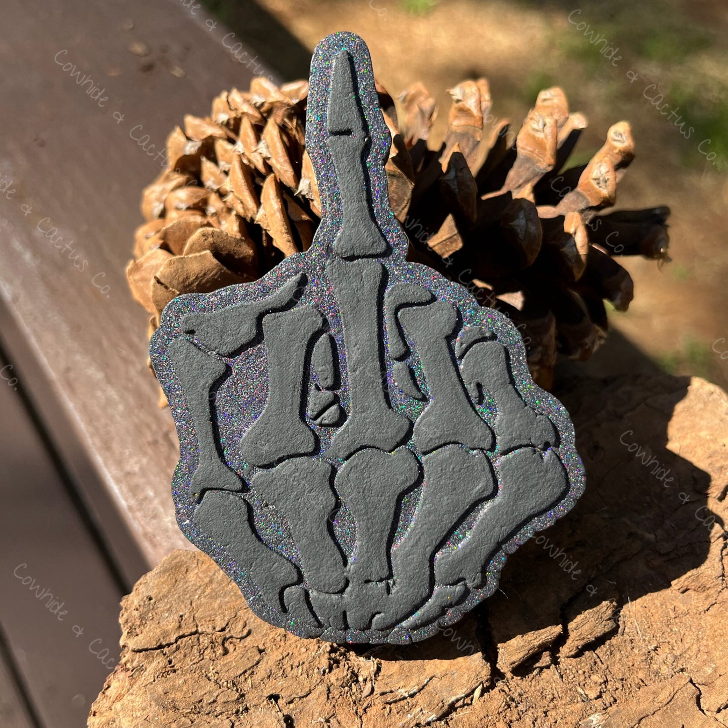 Skeleton Middle Finger